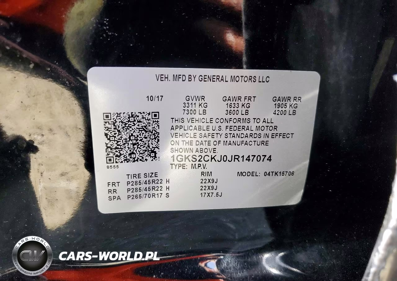 2018 GMC Yukon Denali VIN:1GKS2CKJ0JR147074 - 13