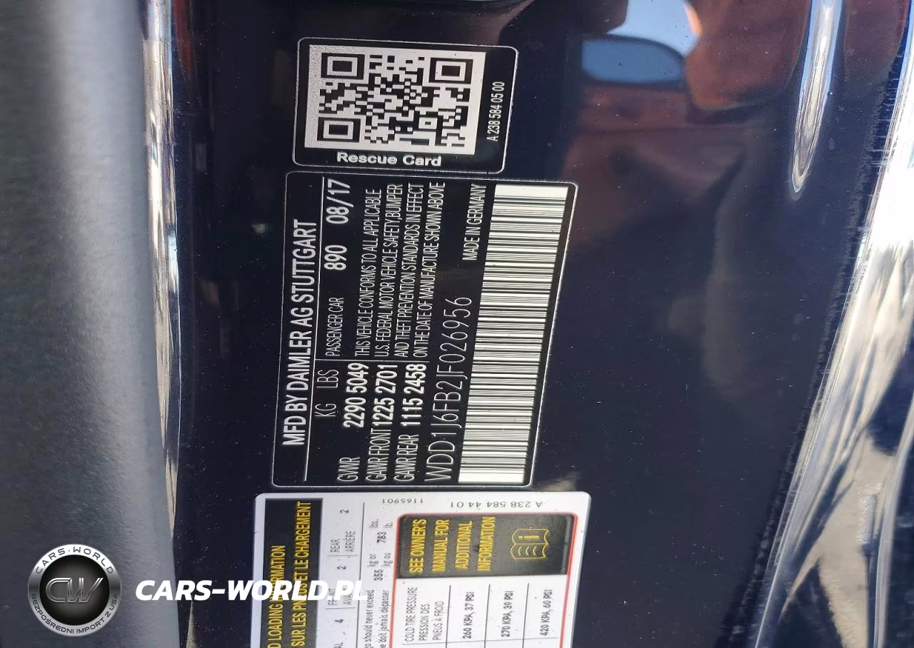 2018 Mercedes-Benz E 400 VIN:WDD1J6FB2JF026956 - 12