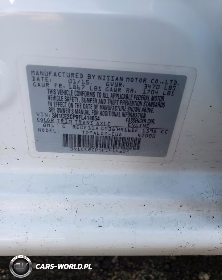 2015 Nissan Versa Note Sv VIN:3N1CE2CP9FL414654 - 13