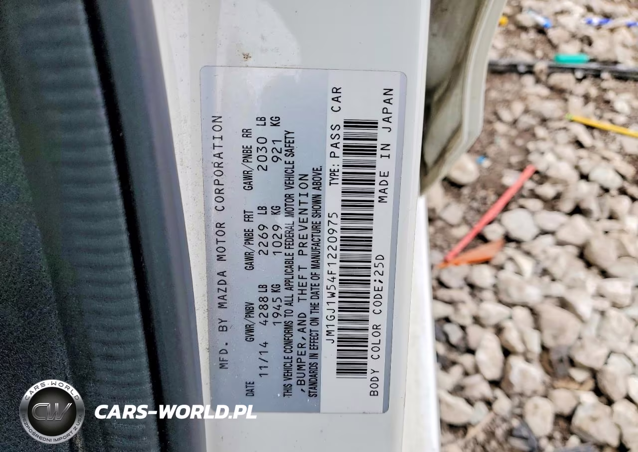 2015 Mazda 6 Grand Touring VIN:JM1GJ1W54F1220975 - 12