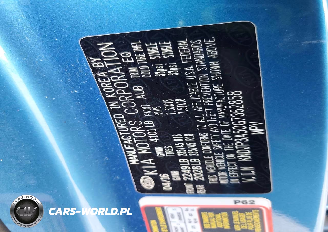 2016 Kia Soul + VIN:KNDJP3A50G7362858 - 13