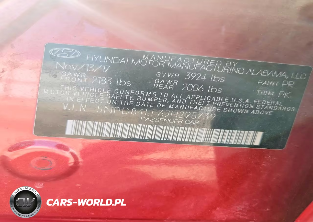 2018 Hyundai Elantra Sel VIN:5NPD84LF6JH295739 - 12