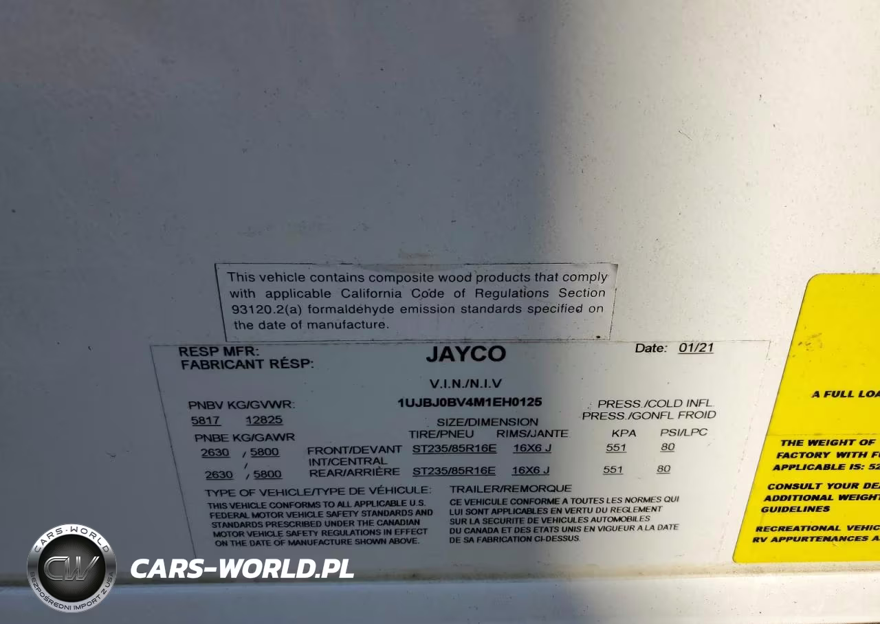 2021 Jayco Eagle VIN:1UJBJ0BV4M1EH0125 - 10