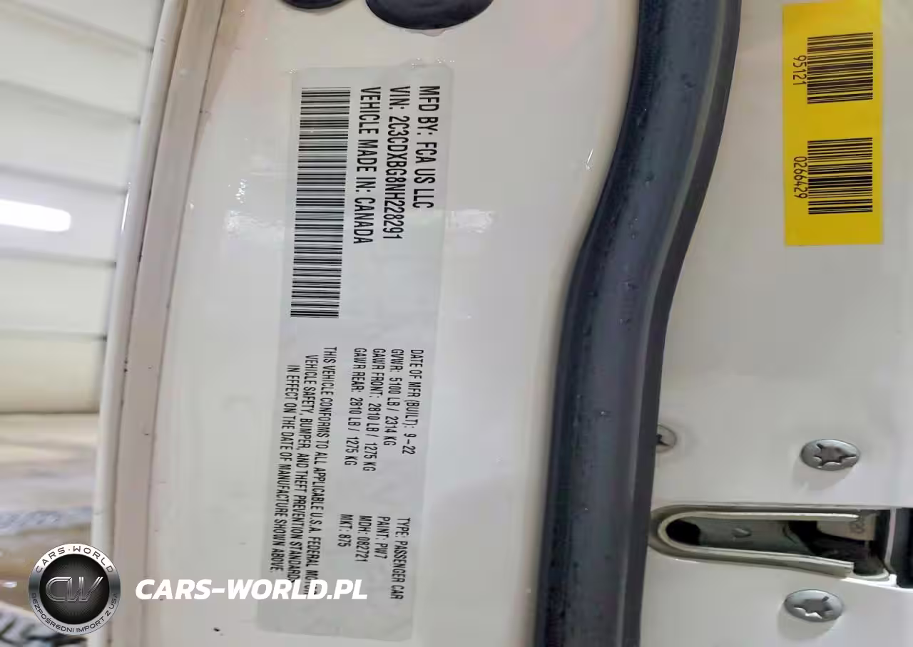 2022 Dodge Charger Sxt VIN:2C3CDXBG8NH228291 - 12