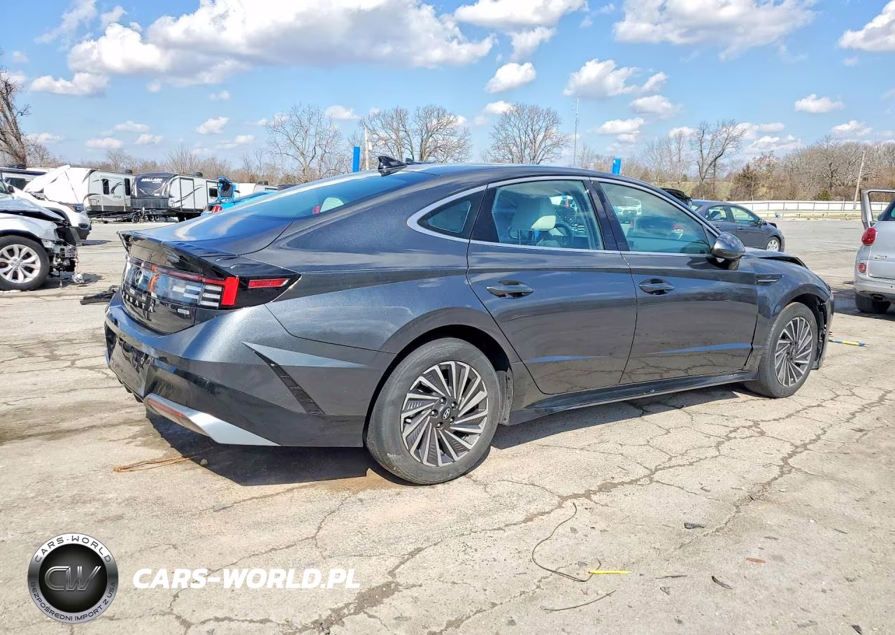2024 Hyundai Sonata Hybrid Sel VIN:KMHL34JJXRA086939 - 3