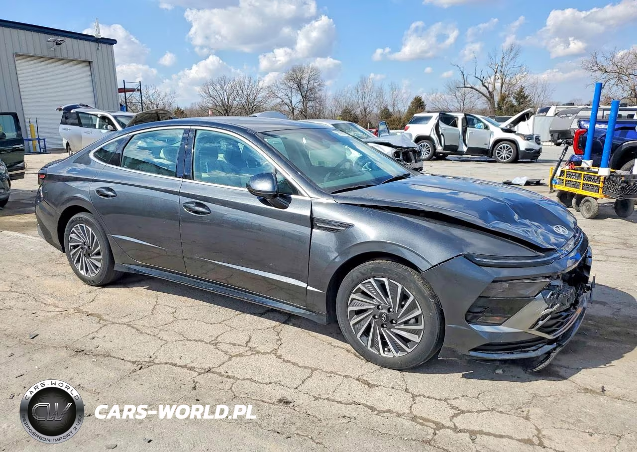 2024 Hyundai Sonata Hybrid Sel VIN:KMHL34JJXRA086939 - 4