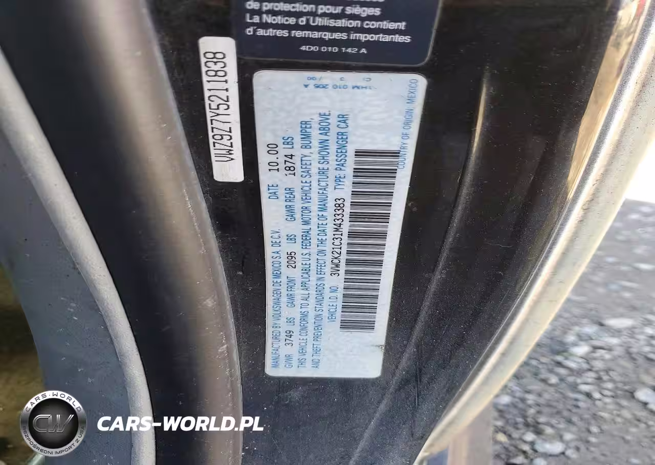2001 Volkswagen New Beetle Gls VIN:3VWCK21C31M433383 - 13