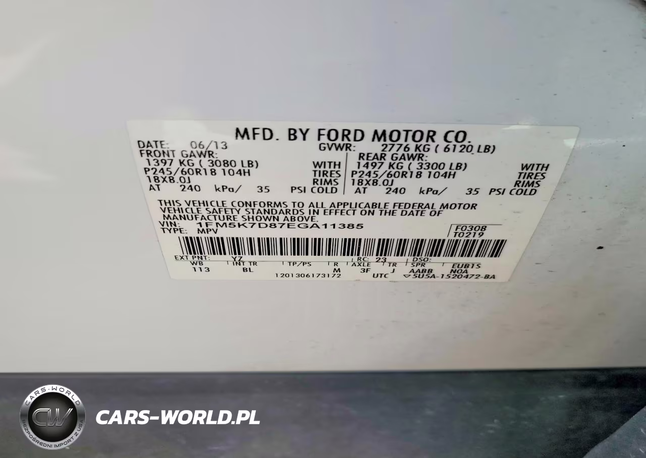 2014 Ford Explorer Xlt VIN:1FM5K7D87EGA11385 - 13