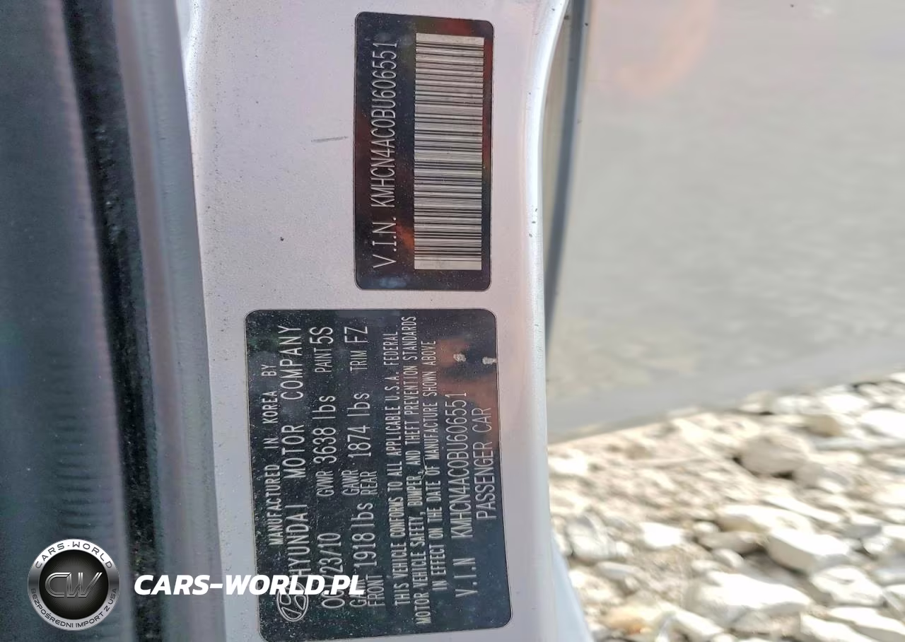 2011 Hyundai Accent Gls VIN:KMHCN4AC0BU606551 - 12