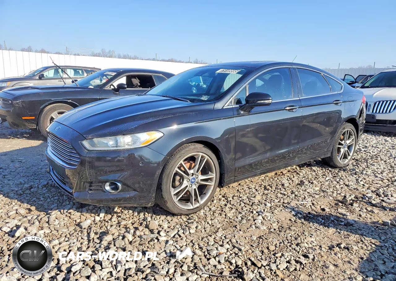 2014 Ford Fusion Titanium VIN:3FA6P0D97ER206654 - 1