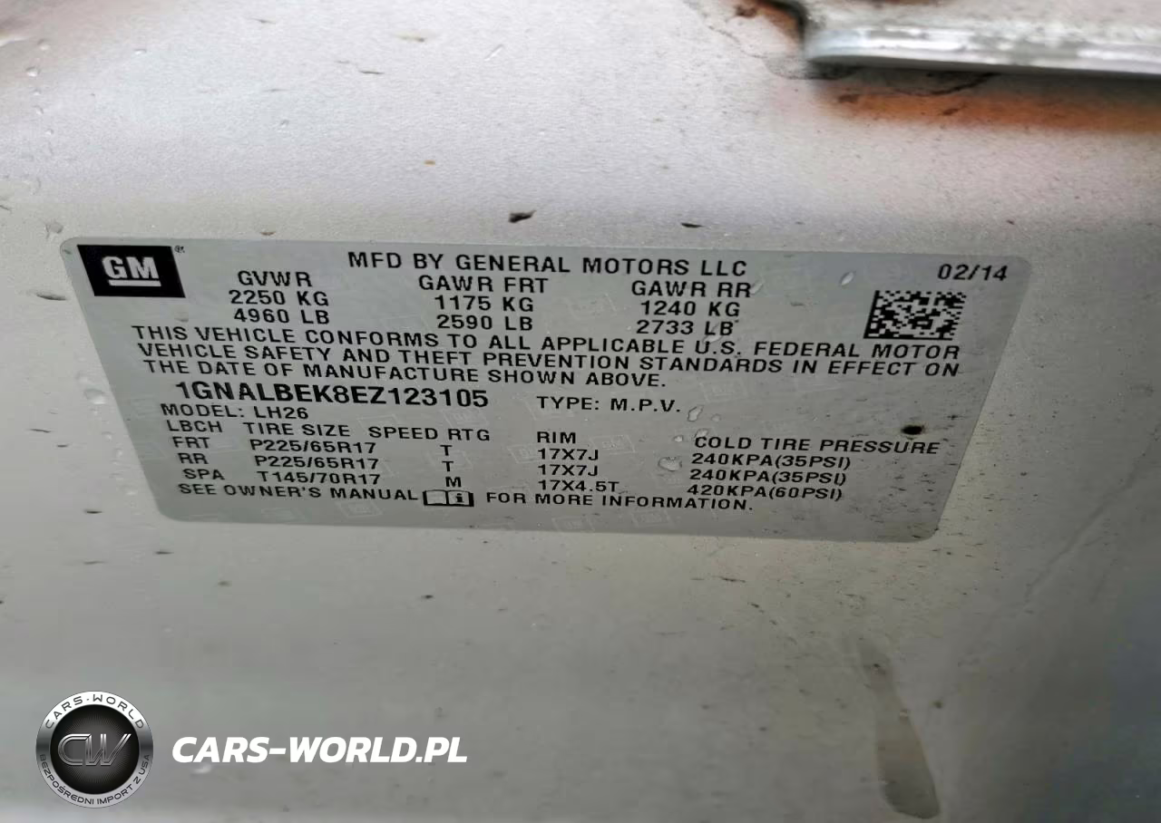 2014 Chevrolet Equinox Lt VIN:1GNALBEK8EZ123105 - 13