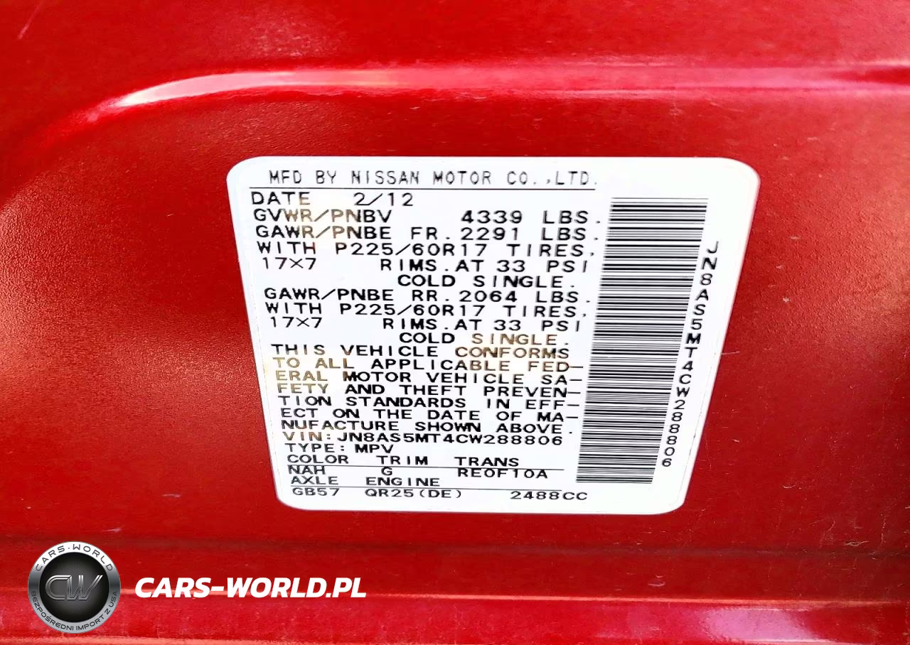 2012 Nissan Rogue S VIN:JN8AS5MT4CW288806 - 13