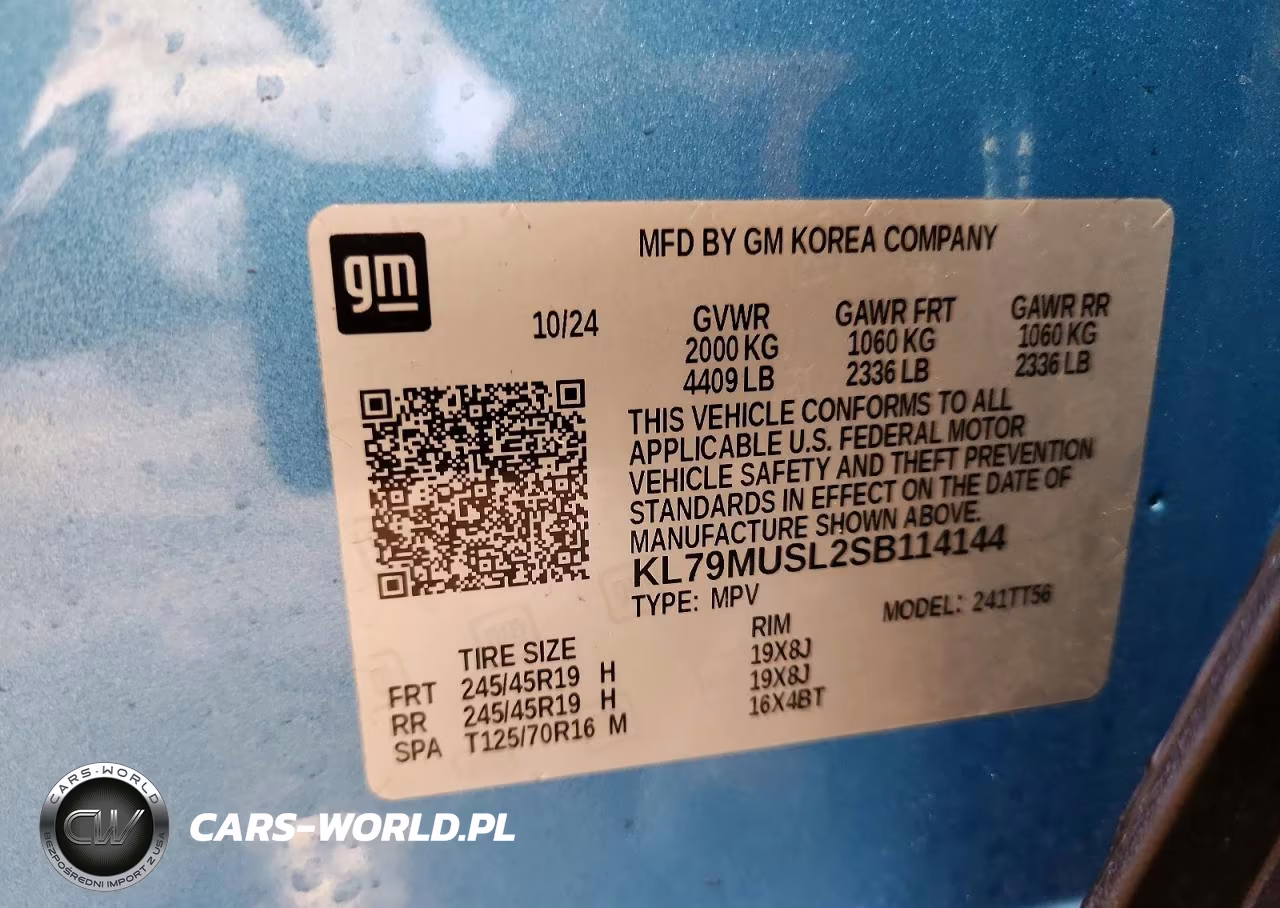 2025 Chevrolet Trailblazer Rs VIN:KL79MUSL2SB114144 - 13