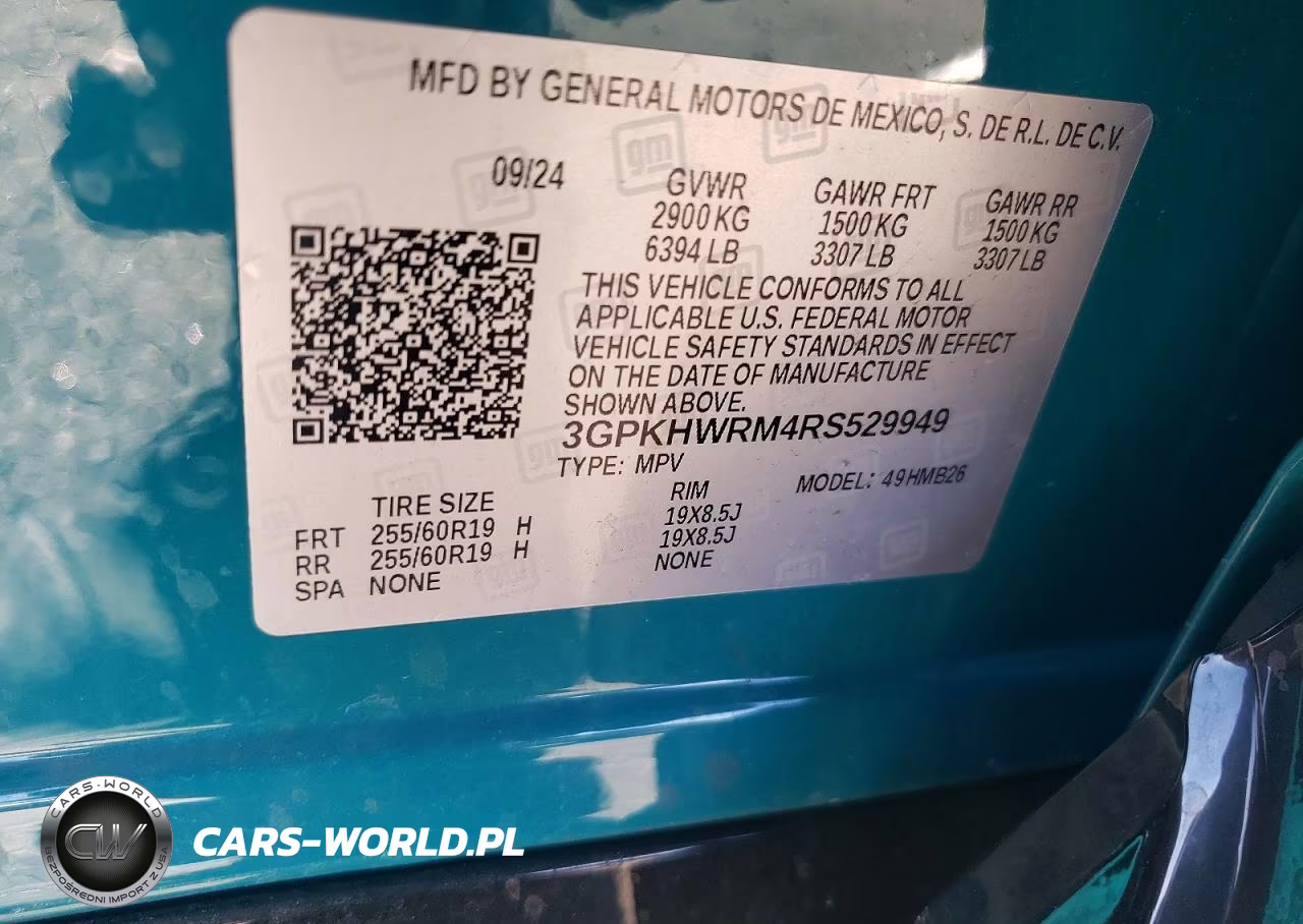 2024 Honda Prologue Tour VIN:3GPKHWRM4RS529949 - 14