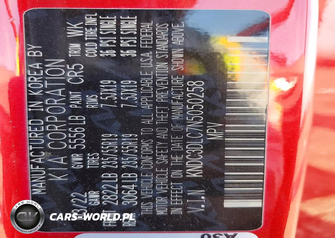 2022 Kia Ev6 Wind VIN:KNDC3DLC7N5050258 - 12