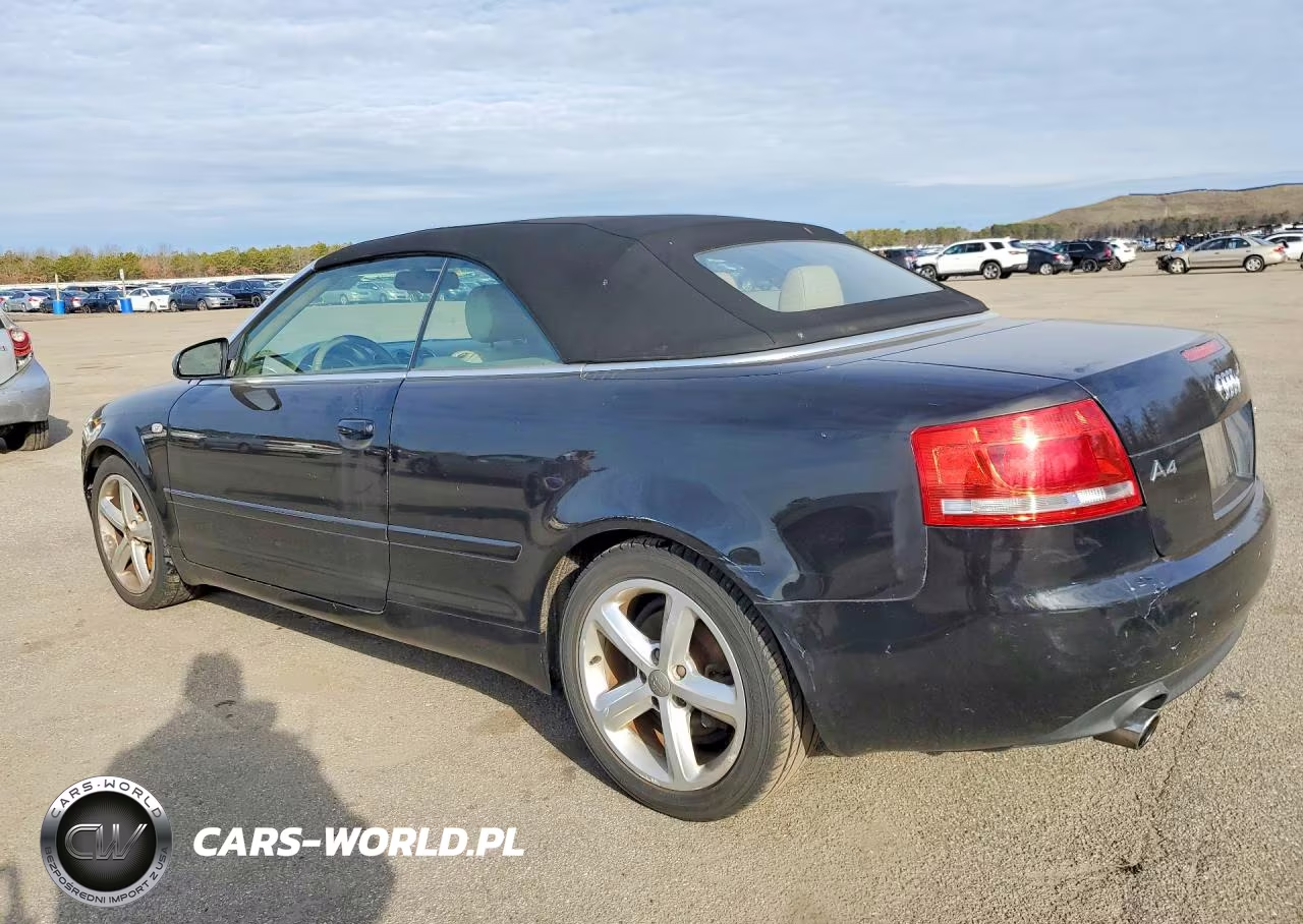 2007 Audi A4 3.2 Cabriolet Quattro VIN:WAUDH48H57K017996 - 2