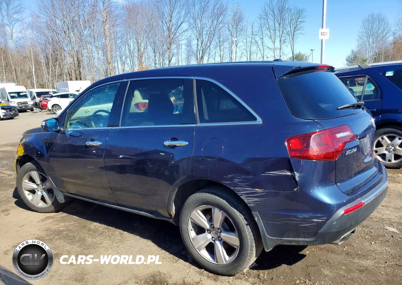 2010 Acura Mdx VIN:2HNYD2H27AH514668 - 2