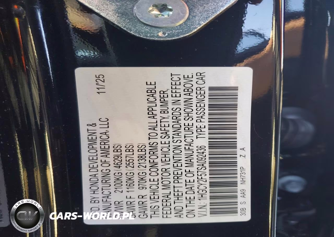 2025 Honda Accord Hybrid Sport VIN:1HGCY2F57SA092436 - 12