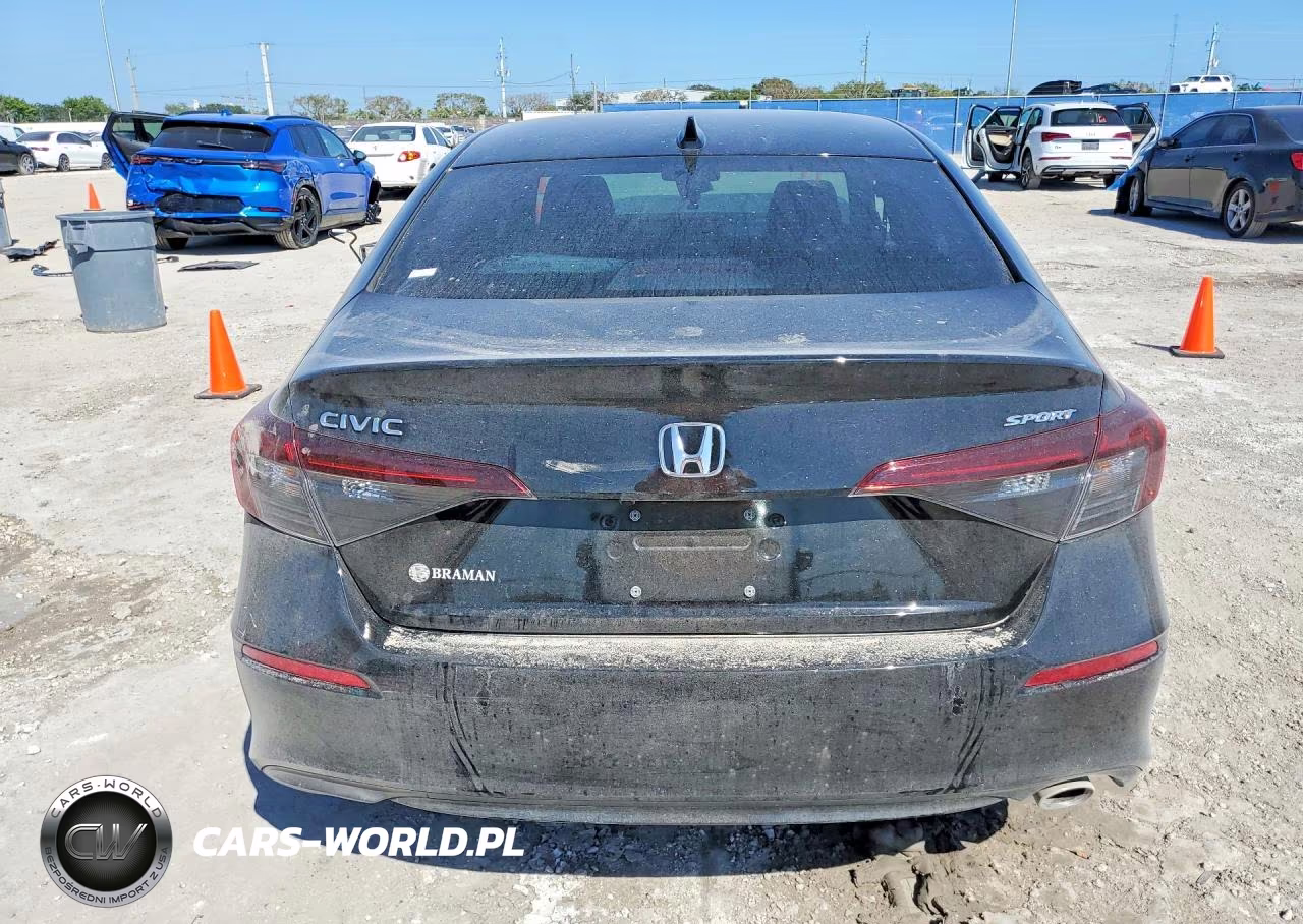 2025 Honda Civic Sport VIN:2HGFE2F5XSH556231 - 6