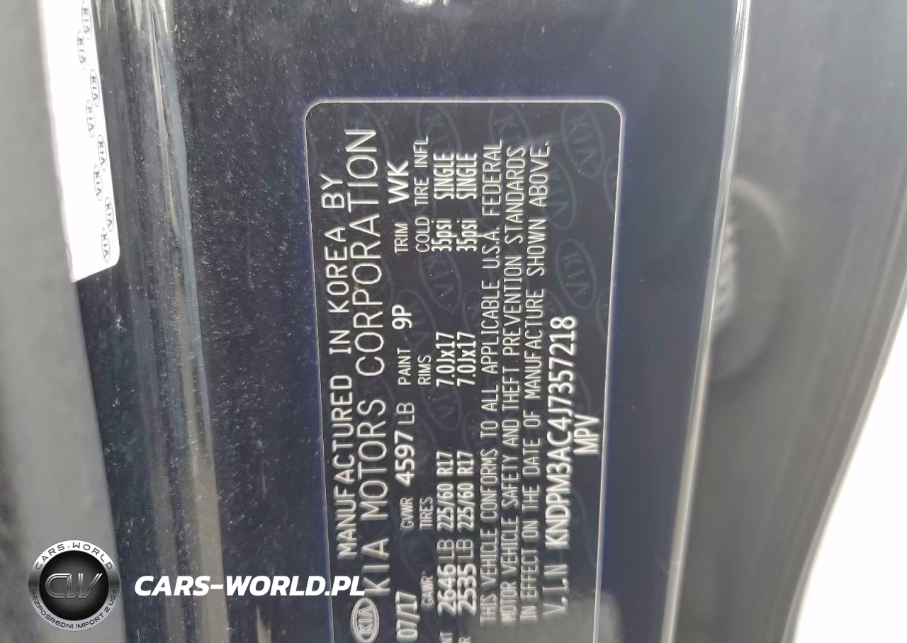 2018 Kia Sportage Lx VIN:KNDPM3AC4J7357218 - 13