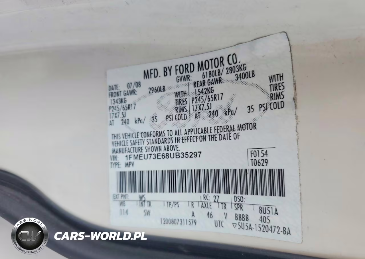 2008 Ford Explorer Xlt VIN:1FMEU73E68UB35297 - 13