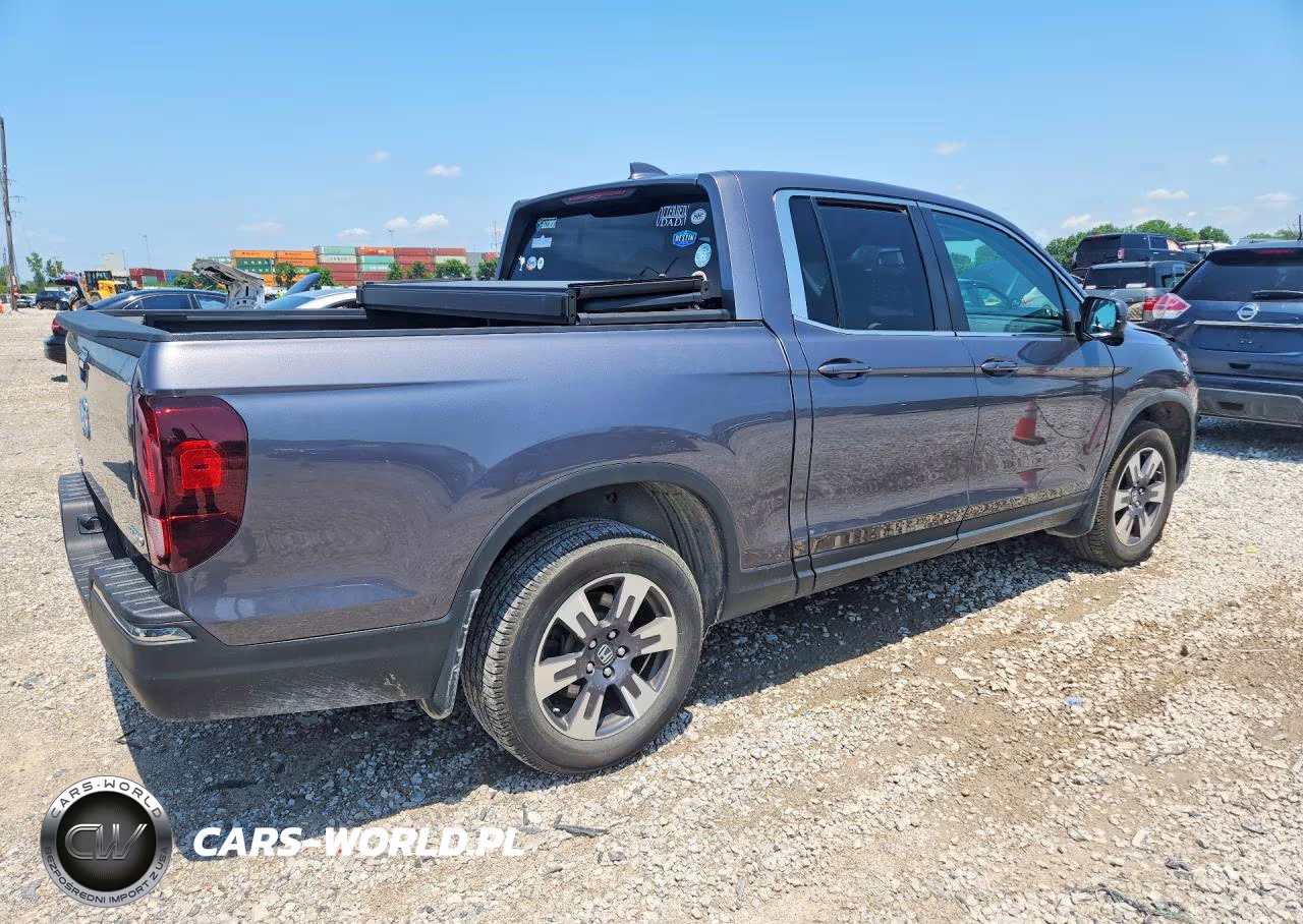2018 Honda Ridgeline Rtl VIN:5FPYK3F66JB015946 - 3