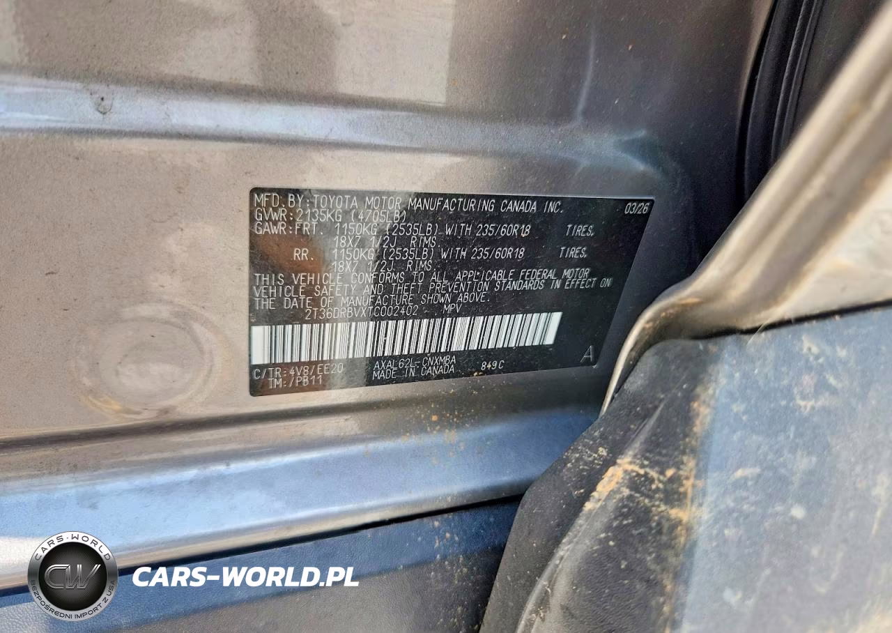 2026 Toyota Rav4 Xle Premium VIN:2T36DRBVXTC002402 - 13