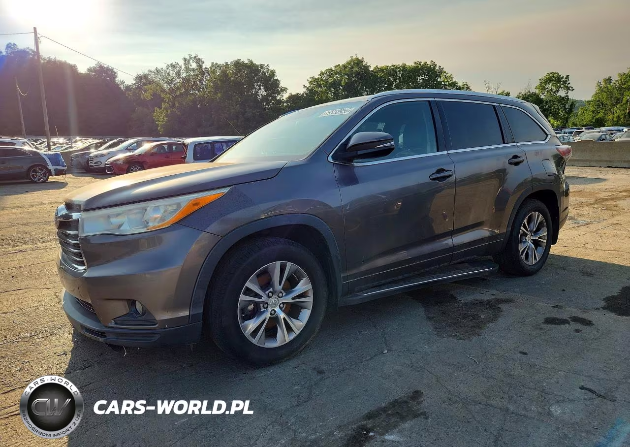 2014 Toyota Highlander Xle VIN:5TDJKRFH9ES018694 - 1