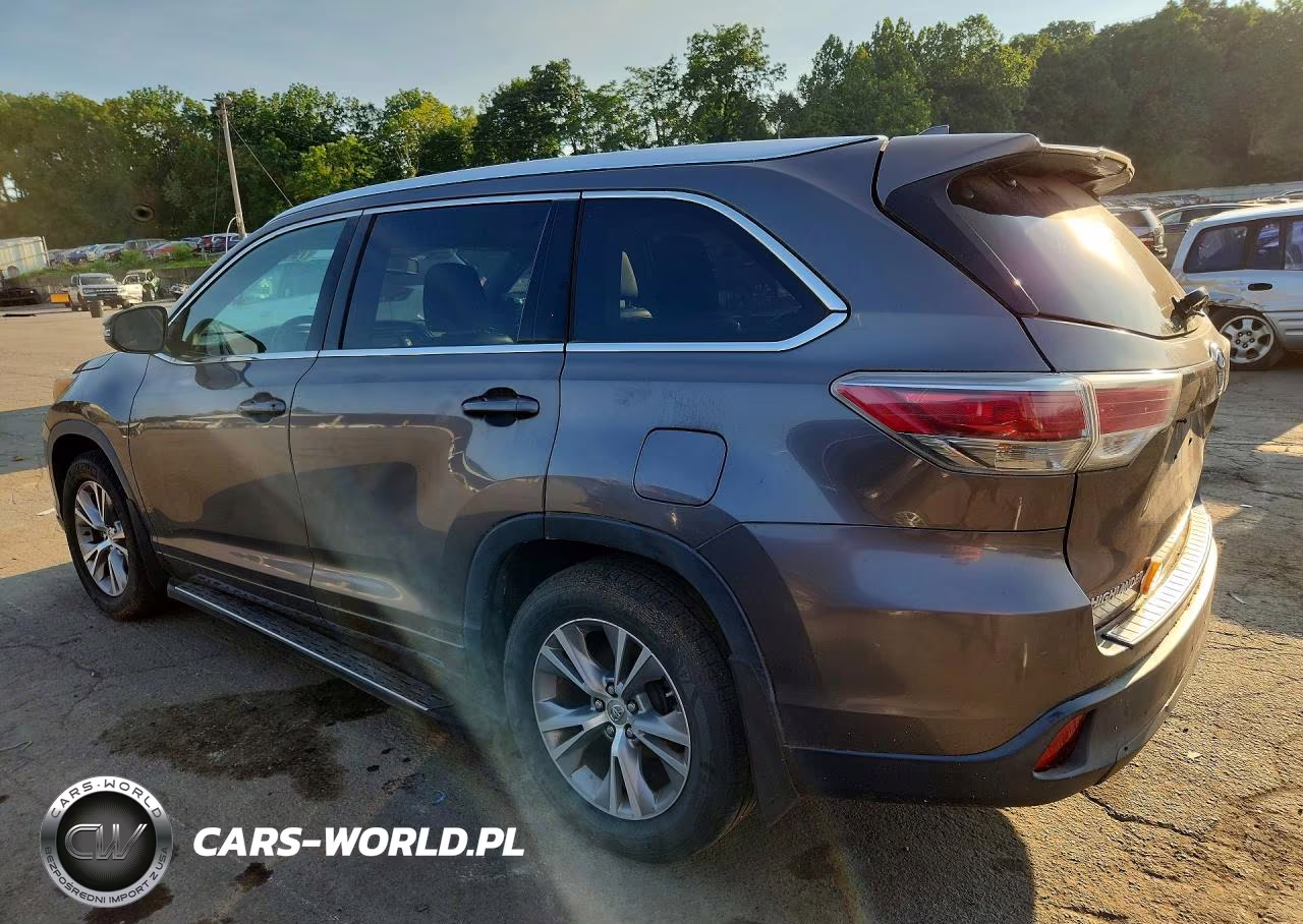 2014 Toyota Highlander Xle VIN:5TDJKRFH9ES018694 - 2