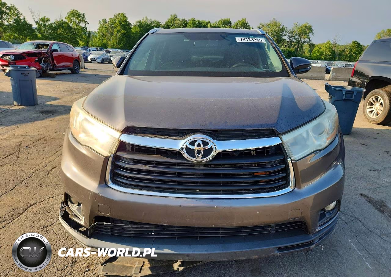 2014 Toyota Highlander Xle VIN:5TDJKRFH9ES018694 - 5