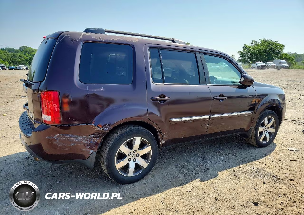 2012 Honda Pilot Touring VIN:5FNYF4H90CB015194 - 3