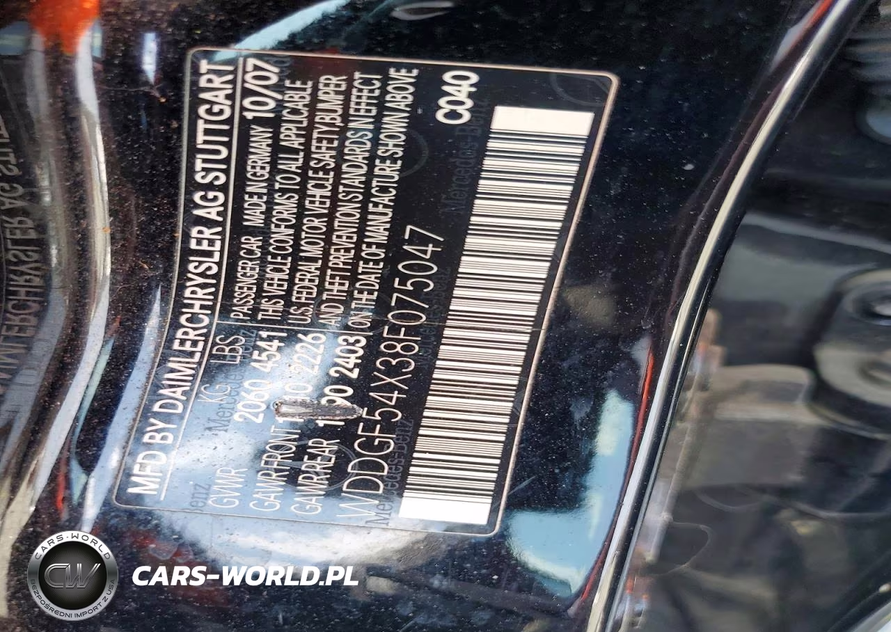 2008 Mercedes-Benz C 300 VIN:WDDGF54X38F075047 - 12