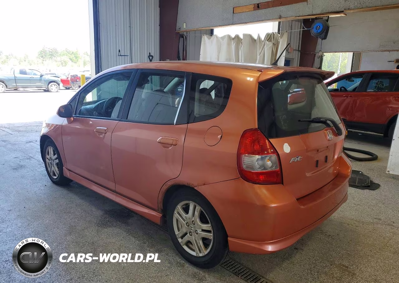 2007 Honda Fit S VIN:JHMGD38637S021760 - 2