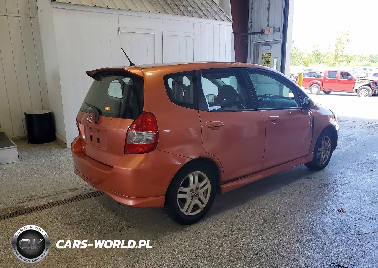 2007 Honda Fit S VIN:JHMGD38637S021760 - 3