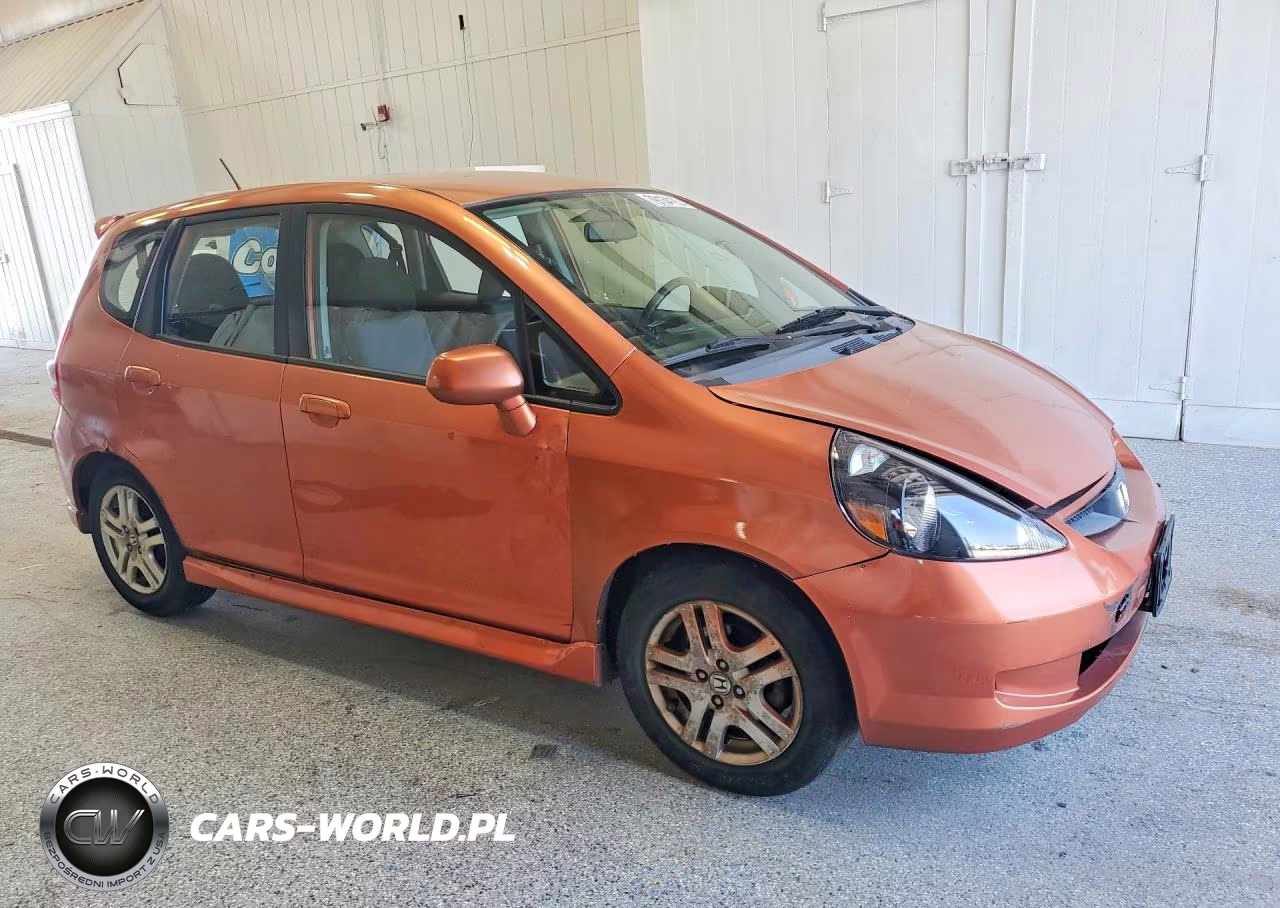 2007 Honda Fit S VIN:JHMGD38637S021760 - 4