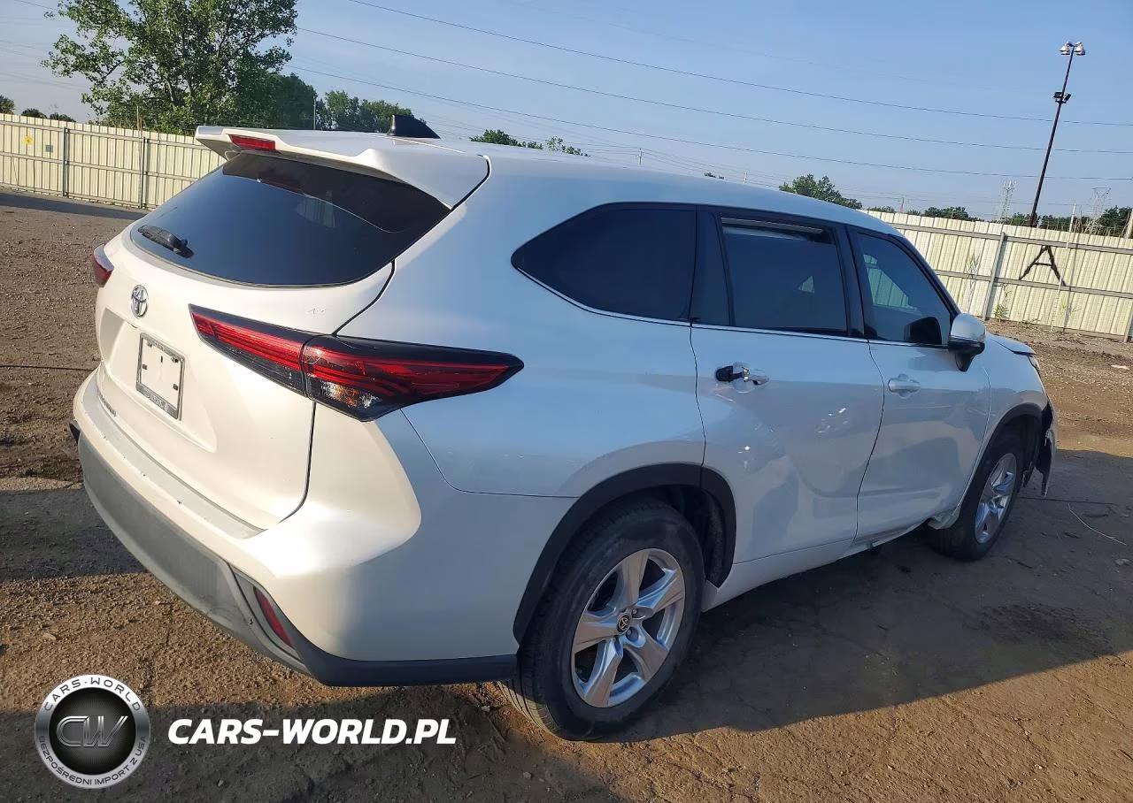 2022 Toyota Highlander L VIN:5TDCZRAH6NS123611 - 3
