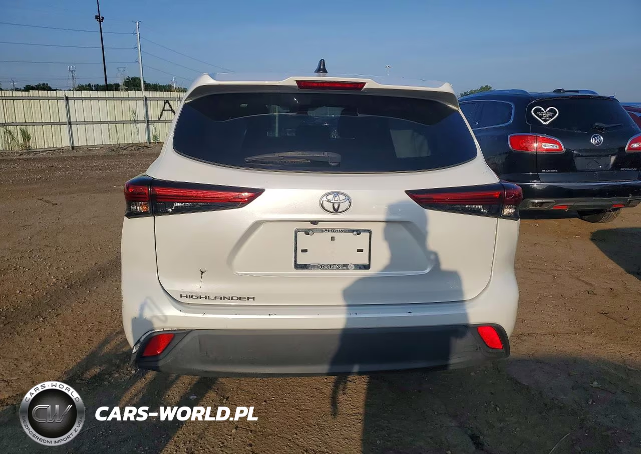 2022 Toyota Highlander L VIN:5TDCZRAH6NS123611 - 6