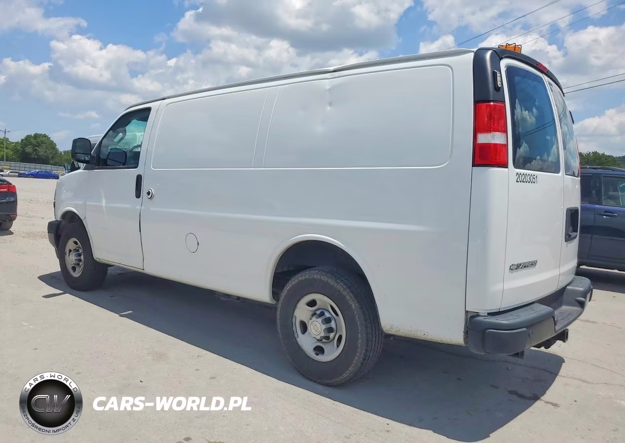 2020 Chevrolet Express 2500 Cargo Delivery Van VIN:1GCWGAFP0L1273051 - 2