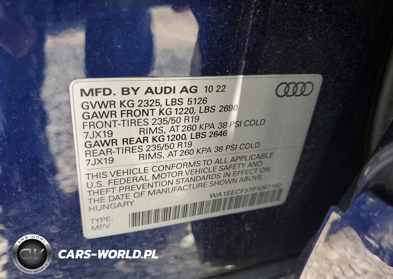 2023 Audi Q3 Premium Plus S Line 45 VIN:WA1EECF37P1057160 - 13