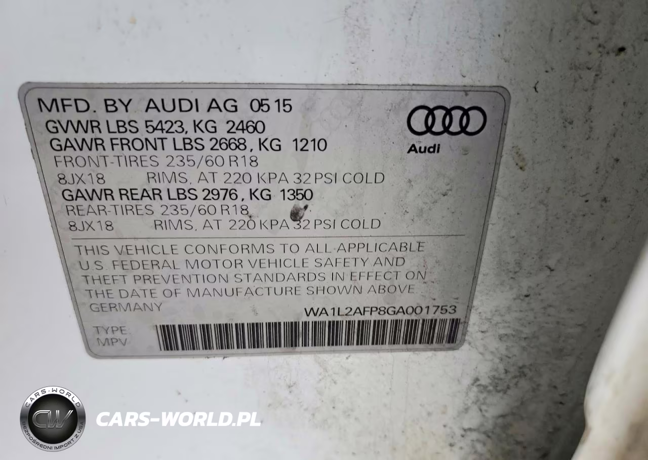 2016 Audi Q5 Premium Plus VIN:WA1L2AFP8GA001753 - 13