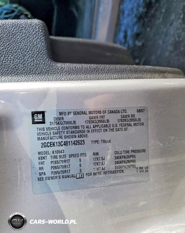 2008 Chevrolet Silverado K1500 VIN:2GCEK13C481142623 - 12