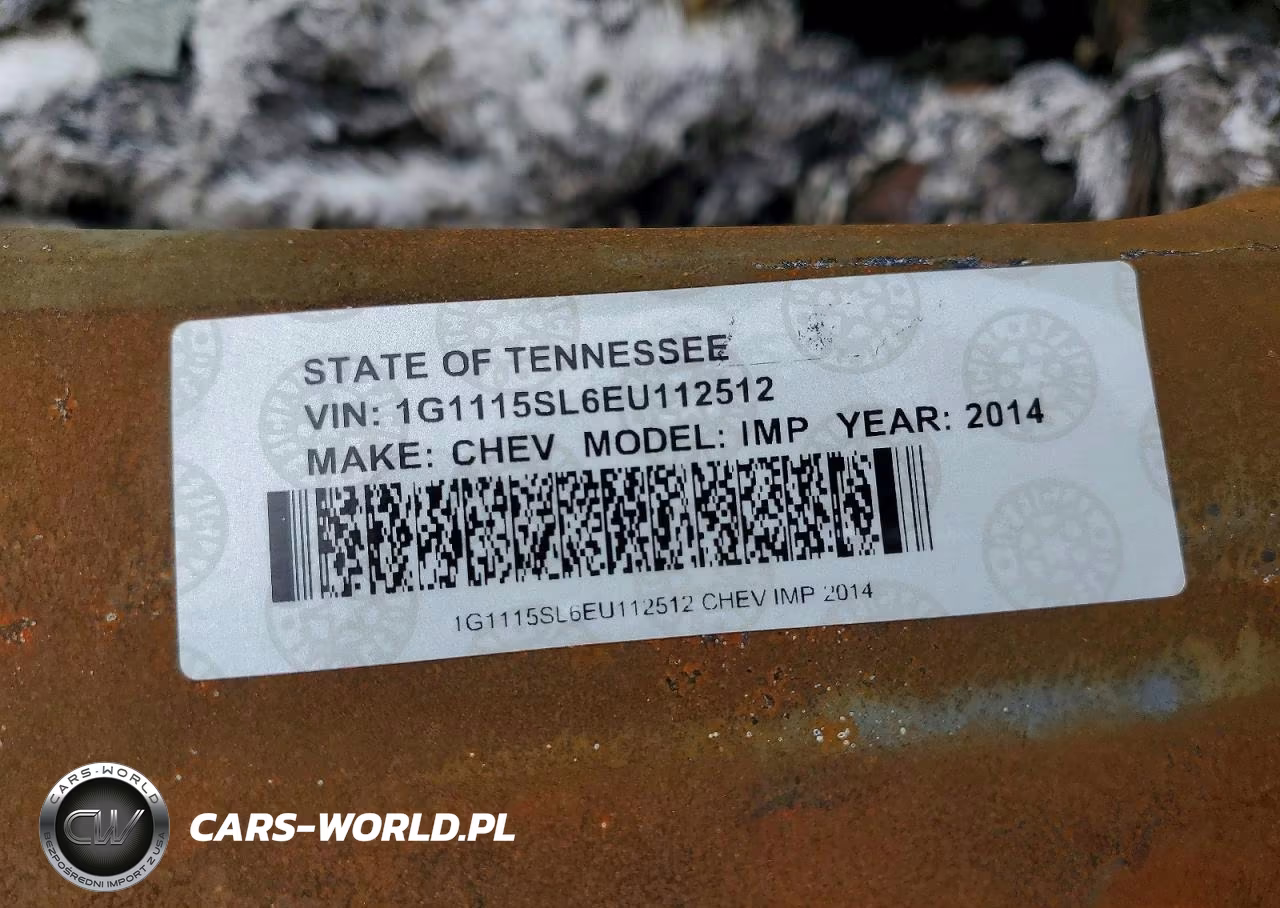 2014 Chevrolet Impala Lt VIN:1G1115SL6EU112512 - 12