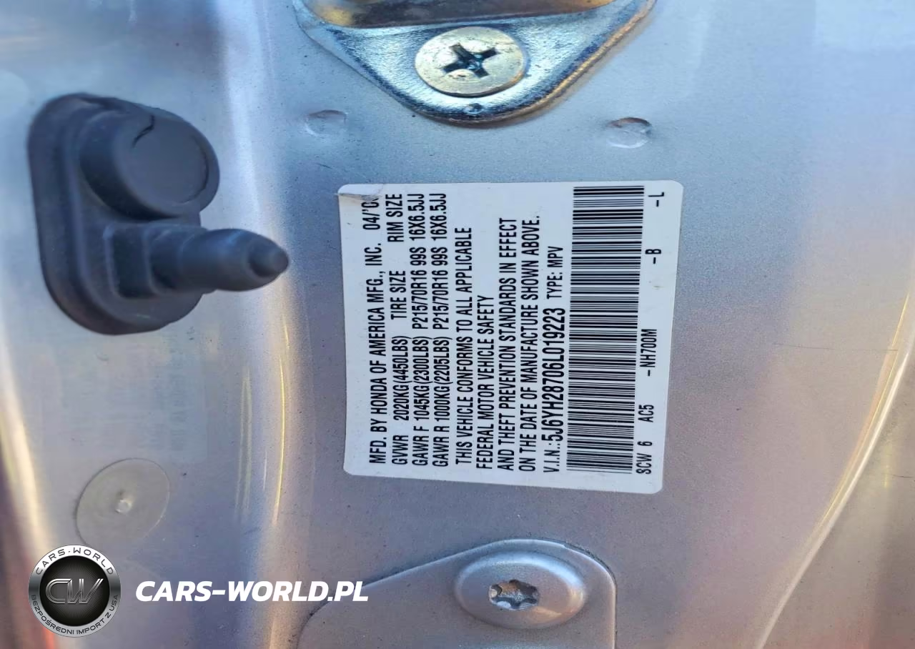 2006 Honda Element Ex VIN:5J6YH28706L019223 - 13