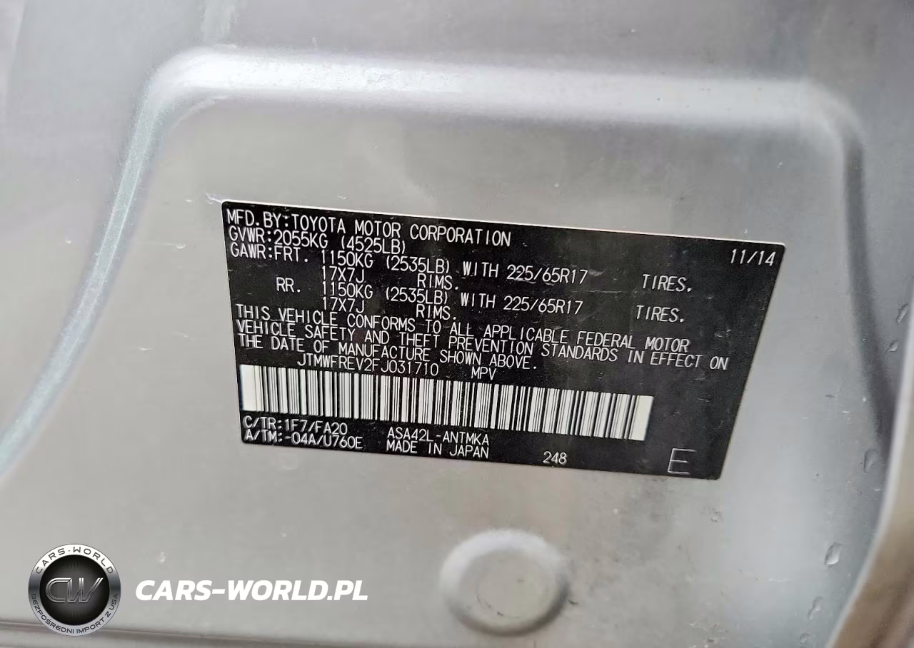 2015 Toyota Rav4 Xle VIN:JTMWFREV2FJ031710 - 13