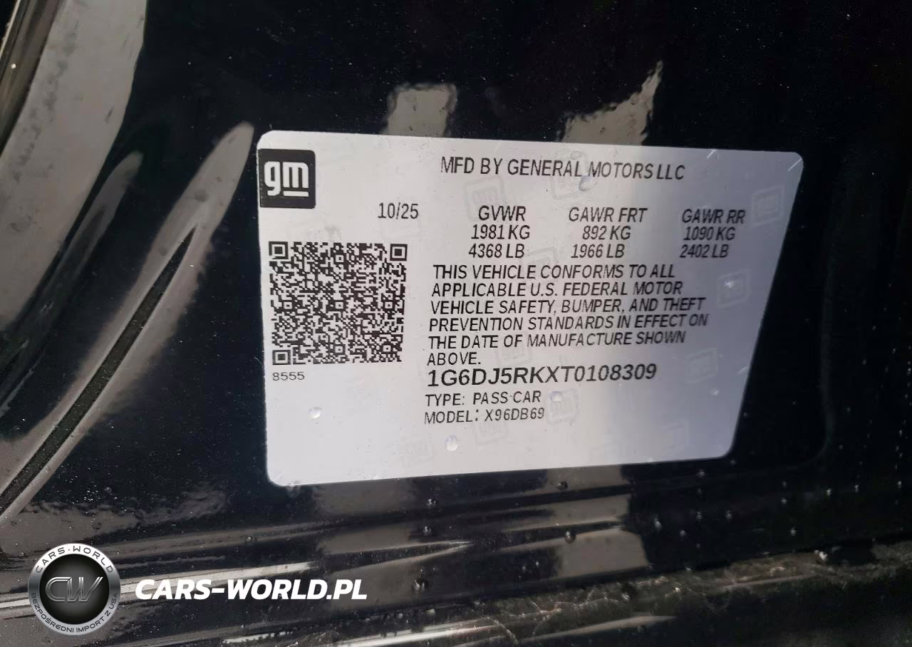2026 Cadillac Ct4 Luxury + VIN:1G6DJ5RKXT0108309 - 12