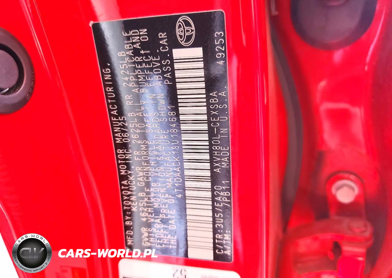 2025 Toyota Camry Se VIN:4T1DAACK1SU184681 - 12
