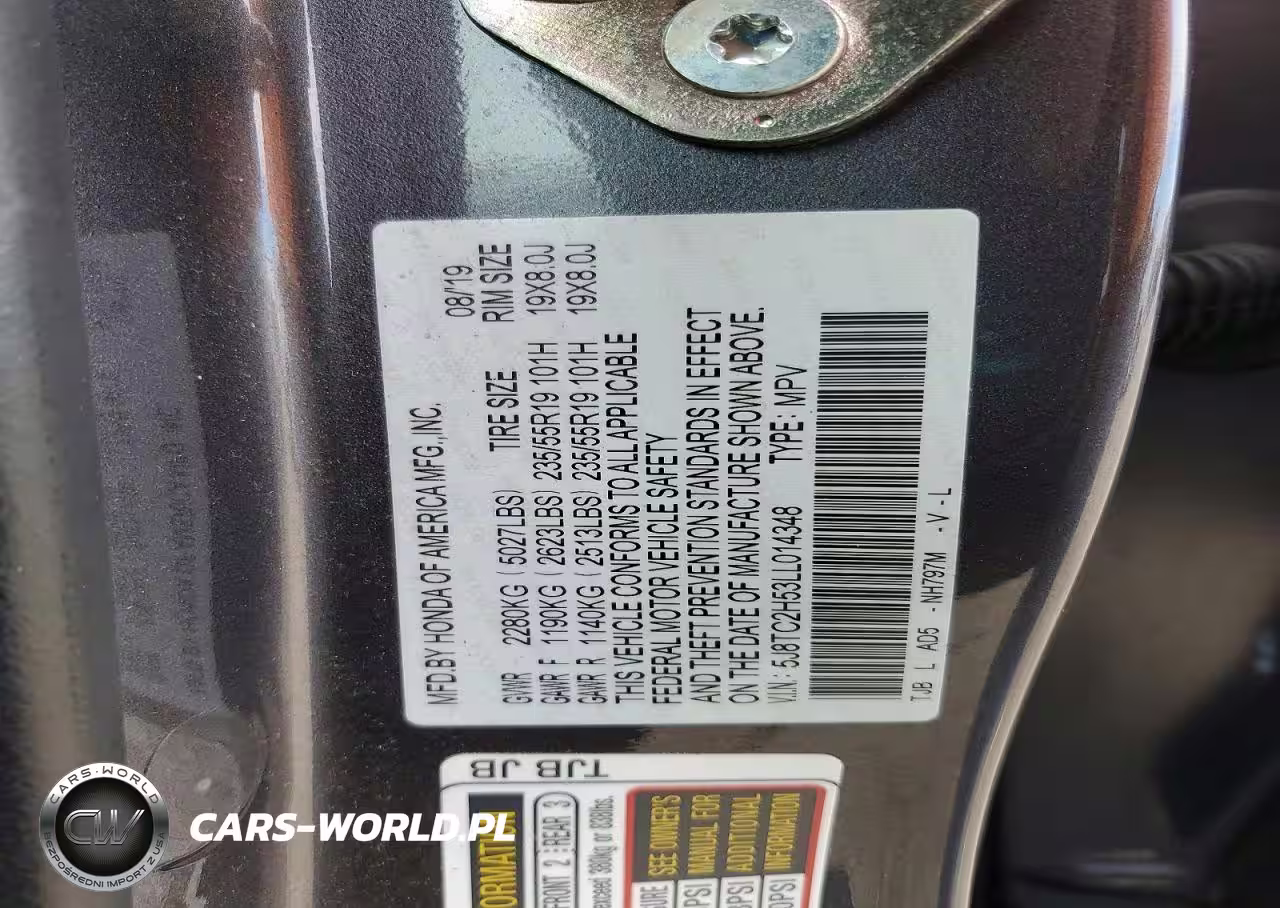 2020 Acura Rdx Technology VIN:5J8TC2H53LL014348 - 14