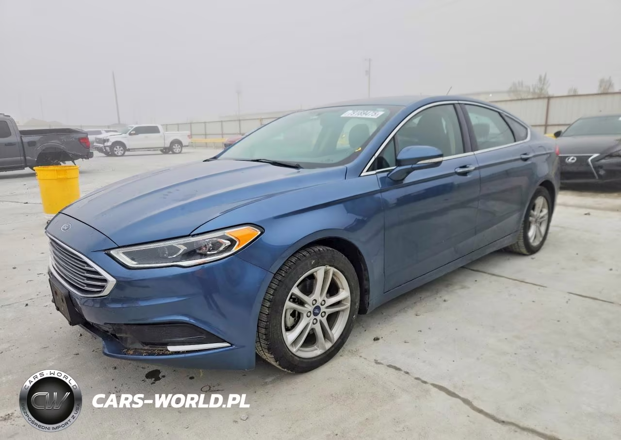 2018 Ford Fusion Se VIN:3FA6P0HD3JR240342 - 1