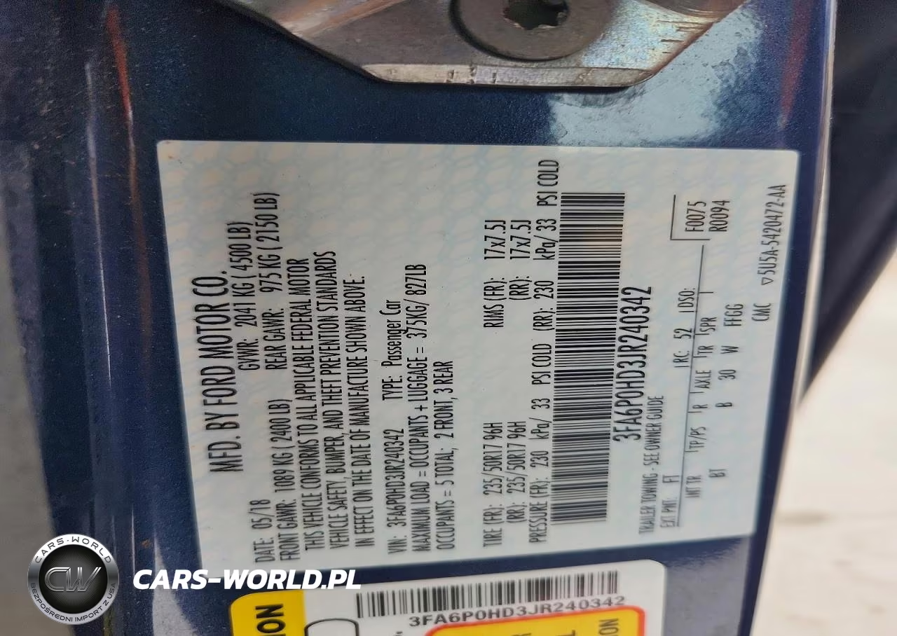 2018 Ford Fusion Se VIN:3FA6P0HD3JR240342 - 12