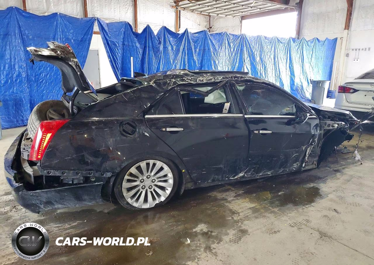2015 Cadillac Cts Performance Collection VIN:1G6AS5SX2F0100036 - 3